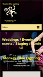 Mobile Screenshot of monkeygluelighting.com