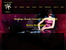 Tablet Screenshot of monkeygluelighting.com